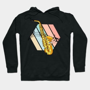 Saxophone Jazz Funny Music Radio Soul Hoodie